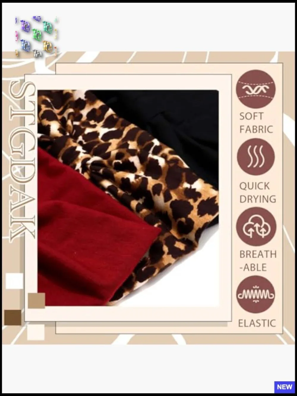 Boho Knotted Turban Headbands Non-Slip Soft Polyester Spandex Hair Wraps